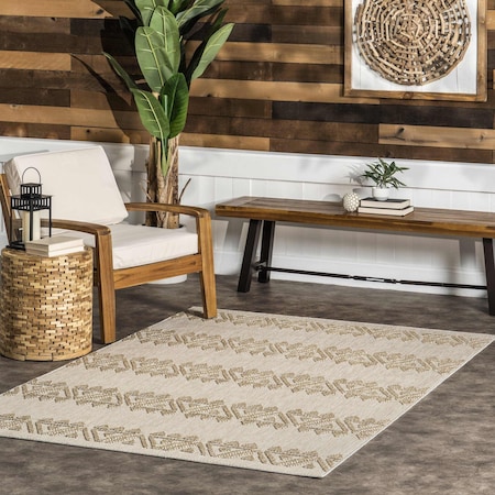 Nuloom Lorri Tribal Indoor/Outdoor Area Rug 5ft 3in x 7ft 7in KKBR07A-508
